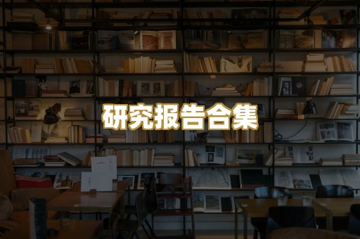 研究报告合集